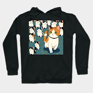 Cute Street Cats - Happy Funny Cats Hoodie